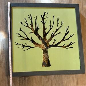 Black and Green Tree Wall Art